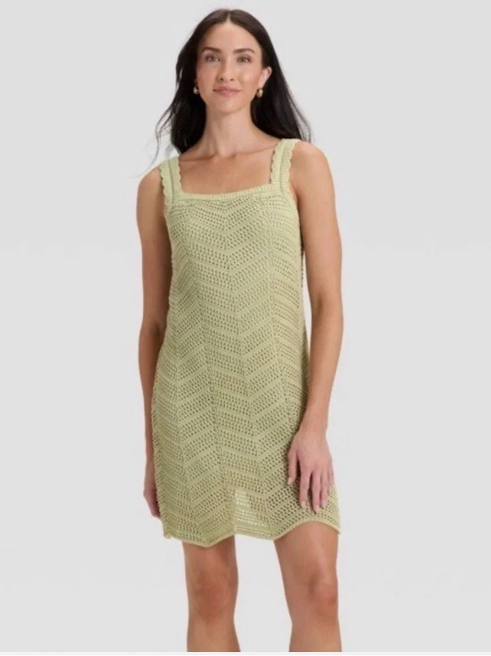 A New Day Women’s Crochet Mini Shift Dress
